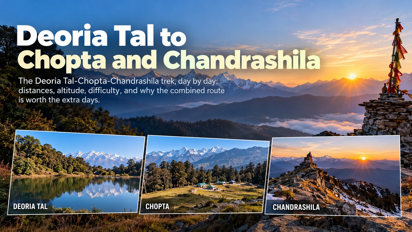 Deoria Tal to Chopta and Chandrashila: The Combined Multi-Day Trek Route