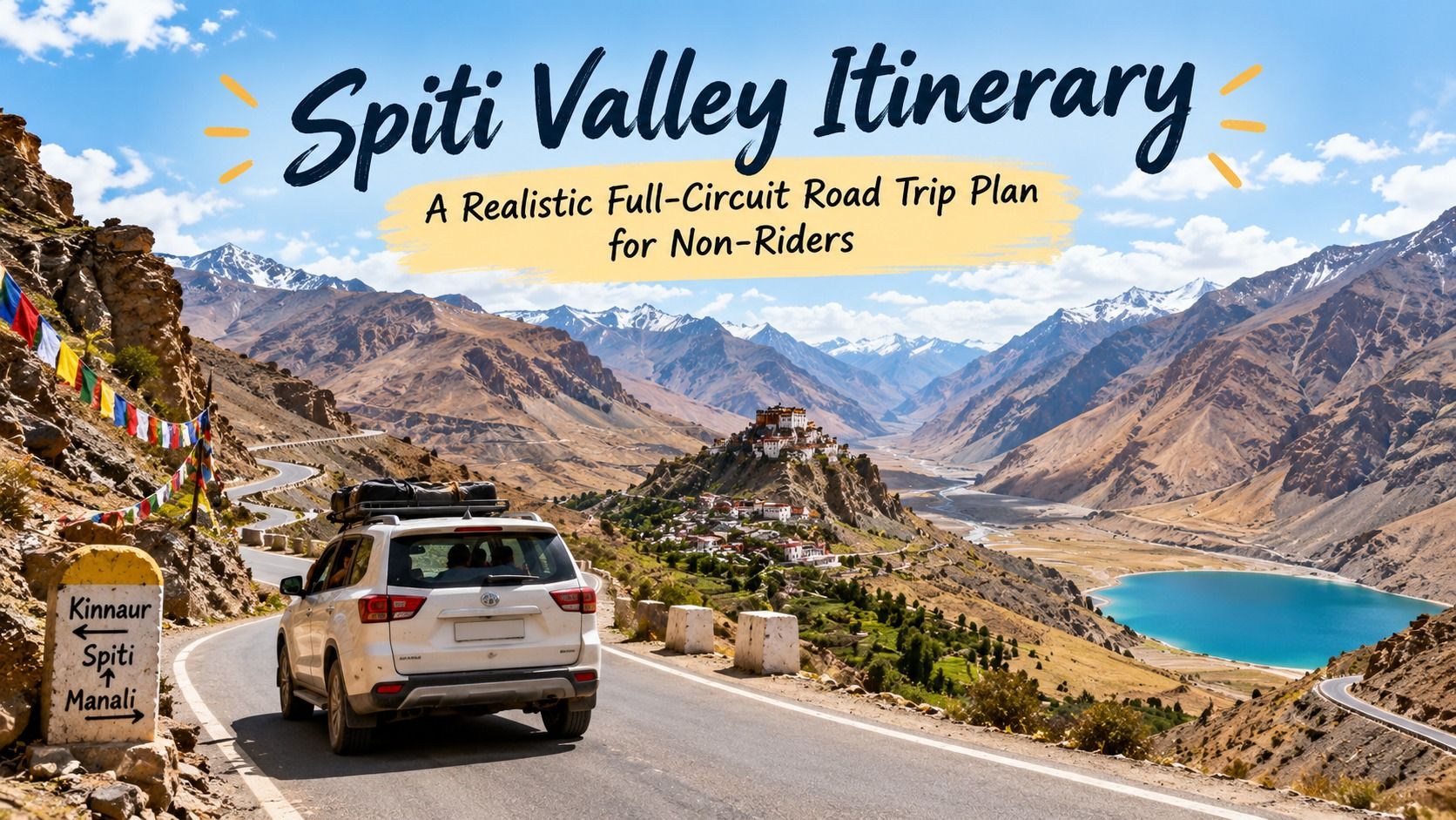Spiti Valley Itinerary: A Realistic Full-Circuit Road Trip Plan for Non-Riders