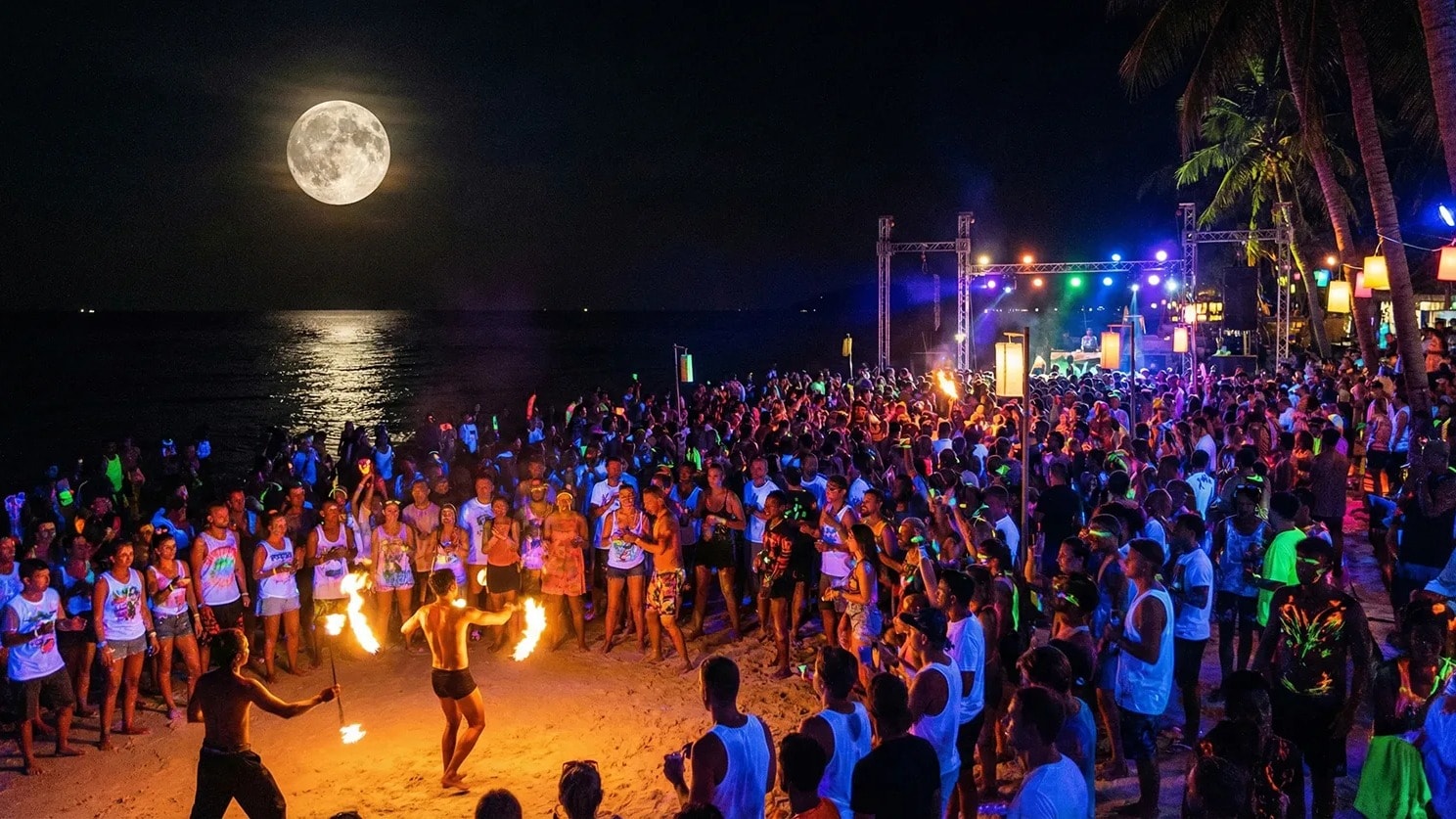 Thailand Full Moon Party from India: dates, reaching Koh Phangan, costs and a realistic trip plan